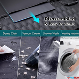 PAWMOM Pet Car Seat Cover Upgraded 6-IN-1 Waterproof & Scratch Proof Nonslip with Heavy-Duty Hard Bottom