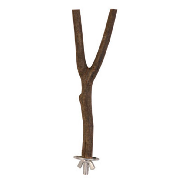 Natural Wood "Y-Perch" 20cm