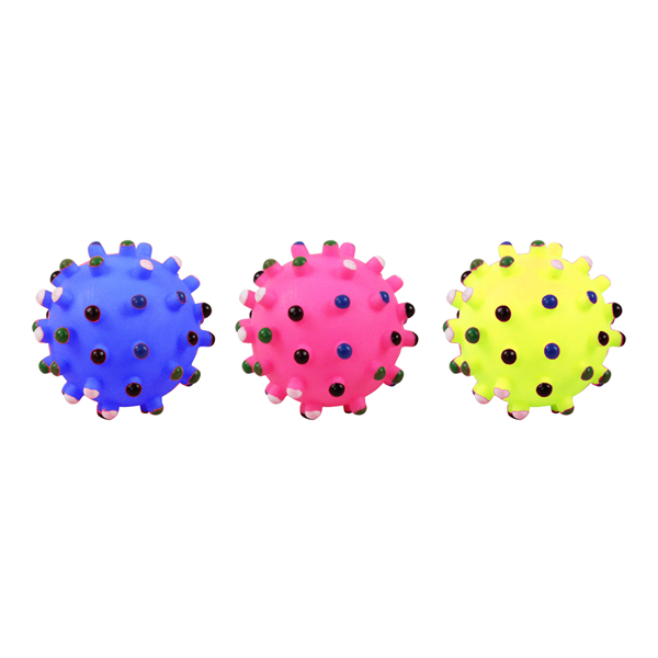 Pawise Vinyl Spiky Dot Ball Small