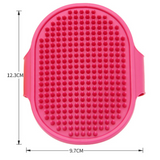 Pet Bath Grooming Brush, Adjustable Soft Silicone Comb