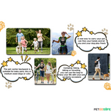 Pet Carrier Backpack Breathable Head-Out Safe Bag for Dogs Cats