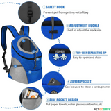 Pet Carrier Backpack Breathable Head-Out Safe Bag for Dogs Cats