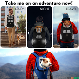 Pet Carrier Backpack Breathable Head-Out Safe Bag for Dogs Cats