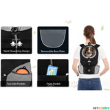 Pet Carrier Backpack Breathable Head-Out Safe Bag for Dogs Cats