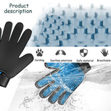 Pet Grooming Gentle Deshedding Brush Glove