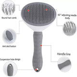 Grooming Shedding Brush, Self Cleaning Slicker Brush for Dog Cat Bunny