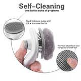 Grooming Shedding Brush, Self Cleaning Slicker Brush for Dog Cat Bunny