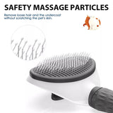 Grooming Shedding Brush, Self Cleaning Slicker Brush for Dog Cat Bunny