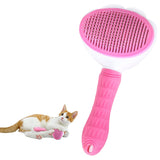 Grooming Shedding Brush, Self Cleaning Slicker Brush for Dog Cat Bunny
