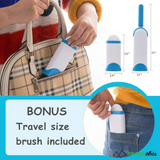 Pet Hair Remover Double Sided Brush for Furniture and Clothing