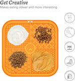 Pet Licking Mat - Food Slow Feeder Pad for Dog Anxiety Relief