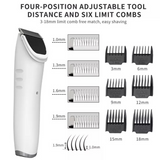 Pet Grooming Kit, Upgraded Rechargeable Cordless Electric Quiet Hair Clipper Set