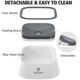Pet Water Bowl No-Spill Carried Floating Slow Water Feeder