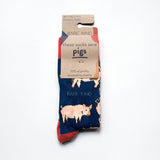 Save the Pigs Bamboo Socks