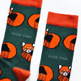 Save the Red Pandas Bamboo Socks
