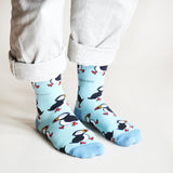Save the Puffins Bamboo Socks