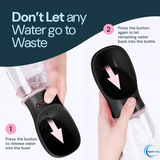Portable Dog Water Bottle, Leak Proof with Drinking Feeder