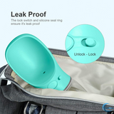 Portable Dog Water Bottle, Leak Proof with Drinking Feeder