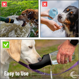 Portable Dog Water Bottle, Leak Proof with Drinking Feeder