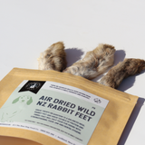 Air-Dried Wild NZ Rabbit Feet: Natural and Wholesome Treat for Pets