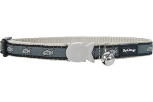 Red Dingo Cat Collar Shark 12mm x 20-32cm