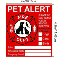 Pet Alert Sticker