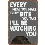 Dog Tin Sign