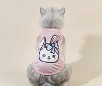 Rabbit Print Small Dog Top