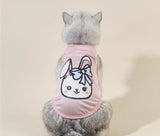 Rabbit Print Small Dog Top