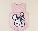 Rabbit Print Small Dog Top