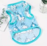 Unicorn Print Pet Top