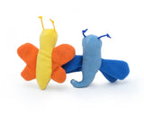 ZippyClaws Cat Toy Butterfly & Dragonfly - 2 pack