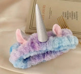 Plush Unicorn Theme Cosmetic Headband