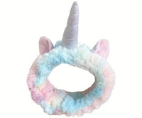 Plush Unicorn Theme Cosmetic Headband