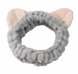 Plush Animal Ear Cosmetic Headband