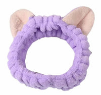 Plush Animal Ear Cosmetic Headband