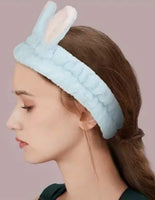 Plush Rabbit Ear Cosmetic Headband