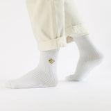 Save the Sloths Ribbed Bamboo Socks