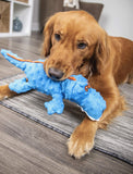 Squeaker Plush Gators Pet Toy for Small Dogs & Puppies, Soft & Durable