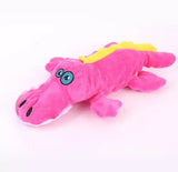Squeaker Plush Gators Pet Toy for Small Dogs & Puppies, Soft & Durable