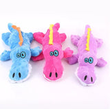 Squeaker Plush Gators Pet Toy for Small Dogs & Puppies, Soft & Durable