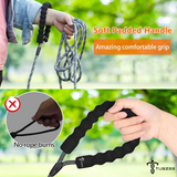 TUGZEE Dog Leash with Comfortable Padded Handle Reflective - Strong & Durable for Small Medium and Large Dogs