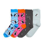 The Puffin 4 Pack Bamboo Sock Set