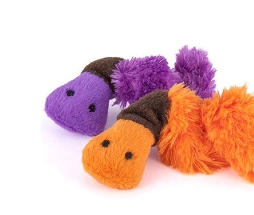 P.L.A.Y. FELINE FRENZY - CAT TOY - 2 WORMS