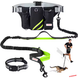 ZINGDOG Hands-Free Dog Leash with Waist Pouch for Running, Walking & Hiking