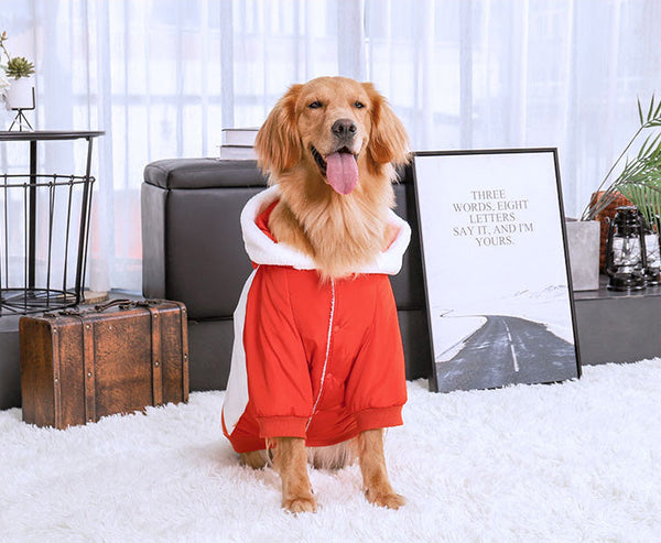 Dog Coat Hoodie Pet Winter Clothes Warm and Soft Size 6XL