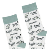 Save the Green Cat Bamboo Socks