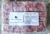 Raw chicken is an excellent protein source for carnivores, and it lowers your dog's risk of obesity by taking carbs out of their diet

Hoki is a great source of omega-3 acids, which support the immune system, may decrease inflammation, and can keep your dog's coat looking shiny and healthy.

Ingredients: New Zealand Minced Chicken Frame and Hoki

Contains Minced Bones