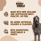 Kooky Kibble Grain-Free Dog Bundle with Treats & Toppers