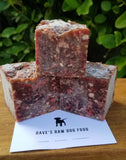 Venison is packed with nutrients that support the health and well-being of your dog. Deer meat contains a high amount of B vitamins, giving your dog the energy they need. Venison also provides the perfect amount of zinc and iron to support a healthy immune system and organ function.

Ingredients: Venison meat, Venison Liver, Venison Tripe and Venison Heart and Lung